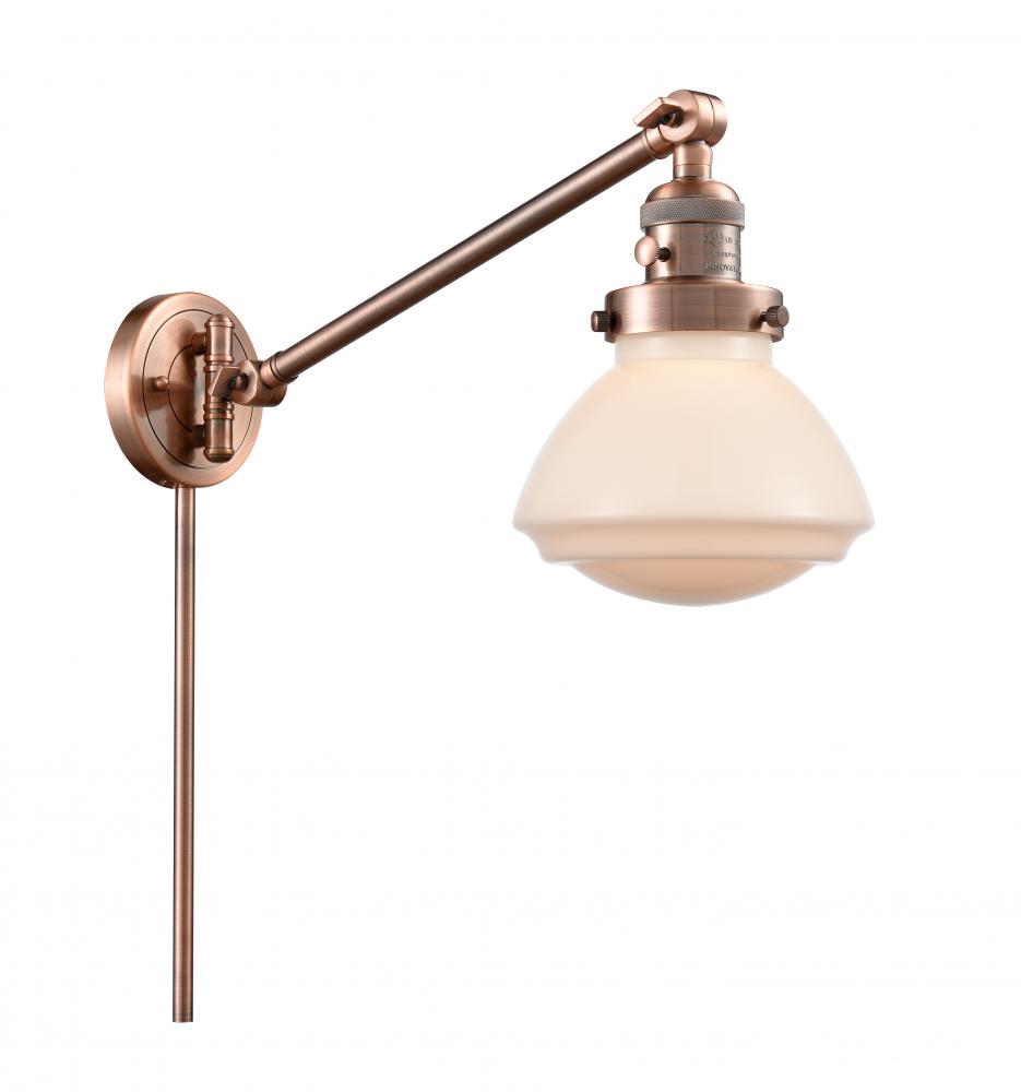 Olean - 1 Light - 9 inch - Antique Copper - Swing Arm