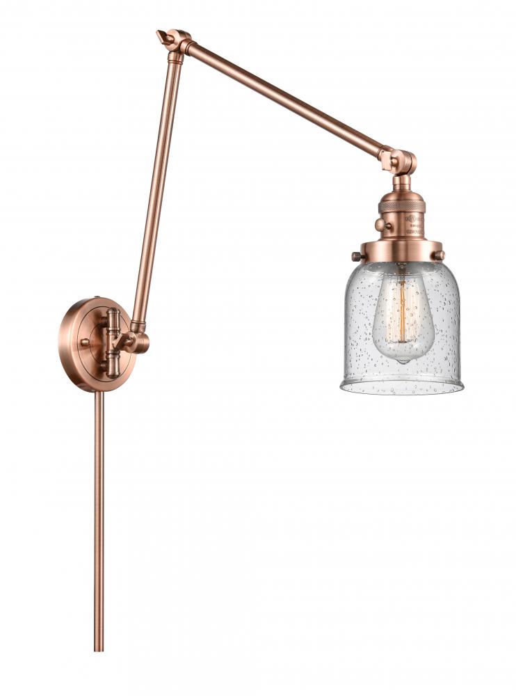 Bell - 1 Light - 8 inch - Antique Copper - Swing Arm