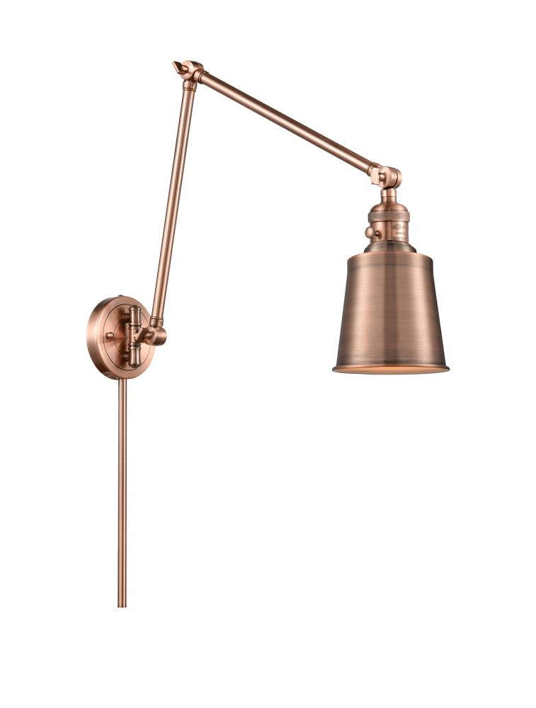 Addison - 1 Light - 8 inch - Antique Copper - Swing Arm