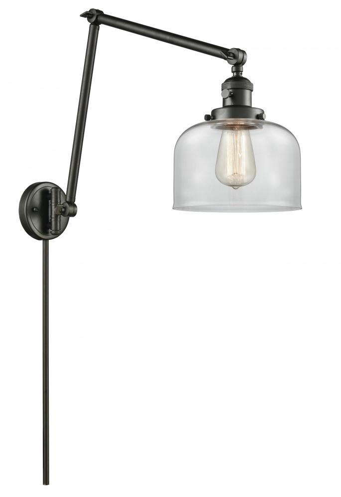 Bell - 1 Light - 8 inch - Oil Rubbed Bronze - Swing Arm