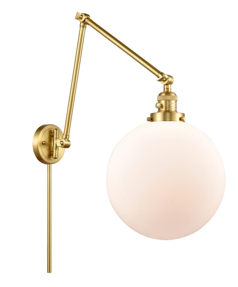 Beacon - 1 Light - 12 inch - Satin Gold - Swing Arm