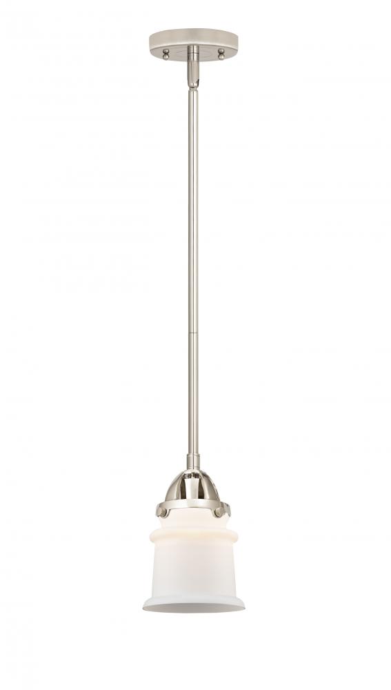 Canton - 1 Light - 5 inch - Polished Nickel - Cord hung - Mini Pendant