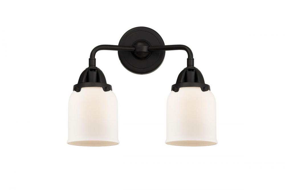 Bell - 2 Light - 13 inch - Matte Black - Bath Vanity Light