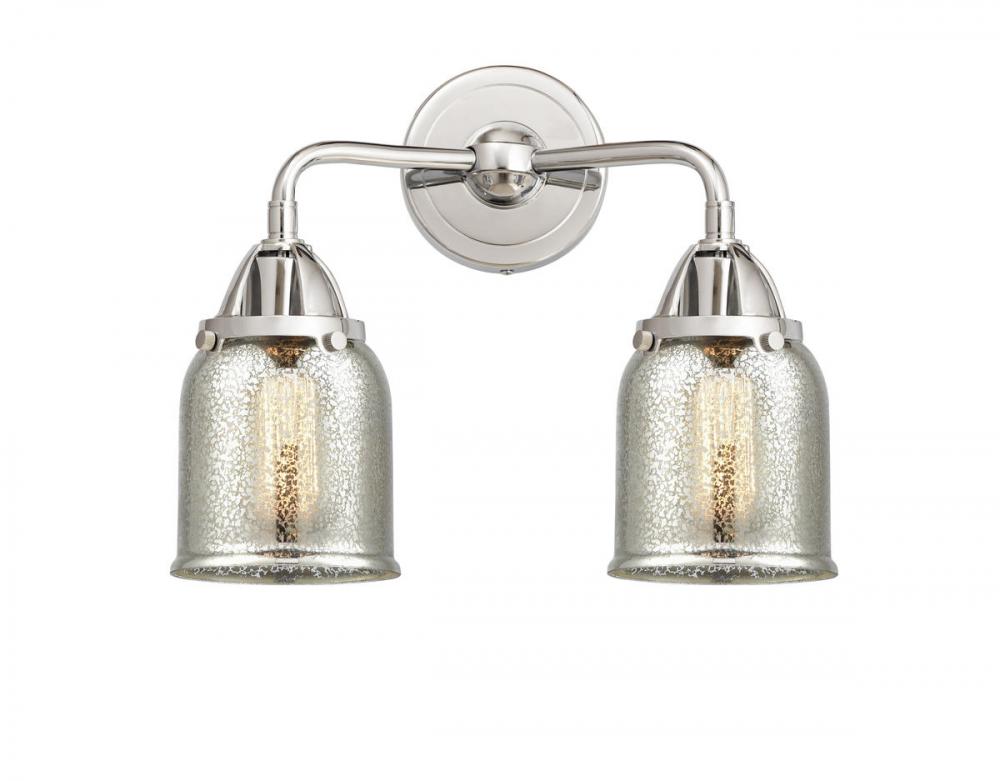 Bell - 2 Light - 13 inch - Polished Chrome - Bath Vanity Light