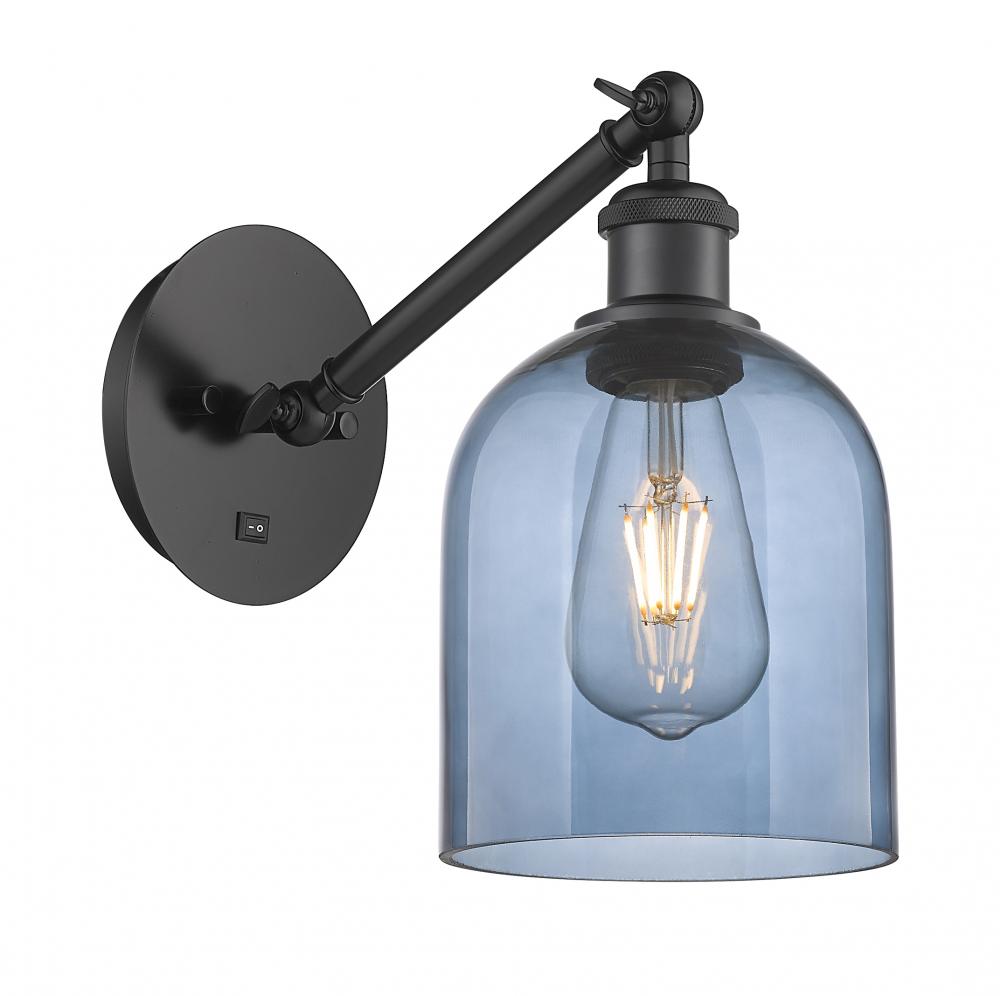 Bella - 1 Light - 6 inch - Matte Black - Sconce