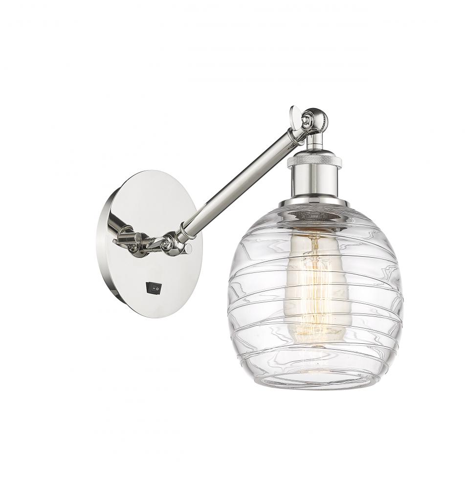 Belfast - 1 Light - 6 inch - Polished Nickel - Sconce