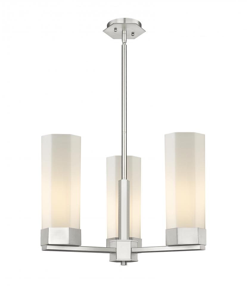 Claverack - 3 Light - 22 inch - Satin Nickel - Pendant