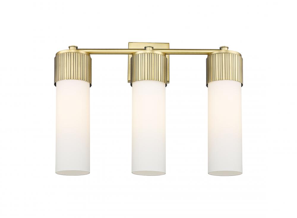 Bolivar - 3 Light - 21 inch - Brushed Brass - Bath Vanity Light