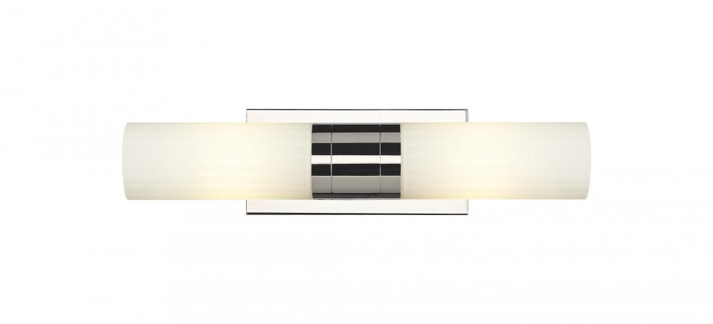 Empire - 2 Light - 5 inch - Polished Nickel - Bath Vanity Light