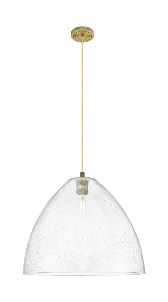 Crown Point - 1 Light - 16 inch - Brushed Brass - Pendant