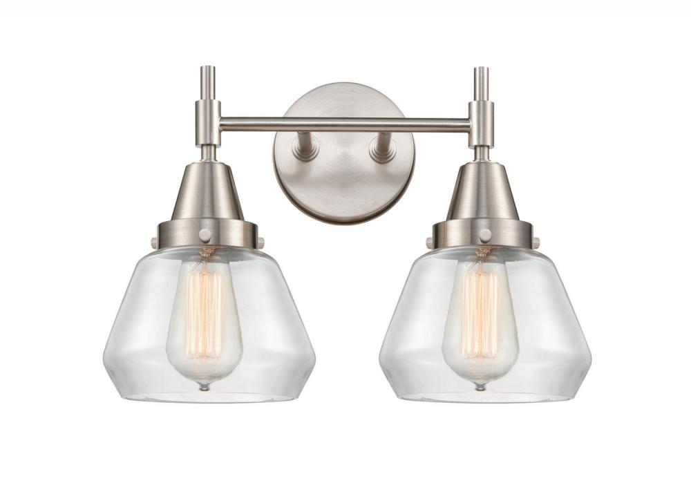 Fulton - 2 Light - 16 inch - Satin Nickel - Bath Vanity Light