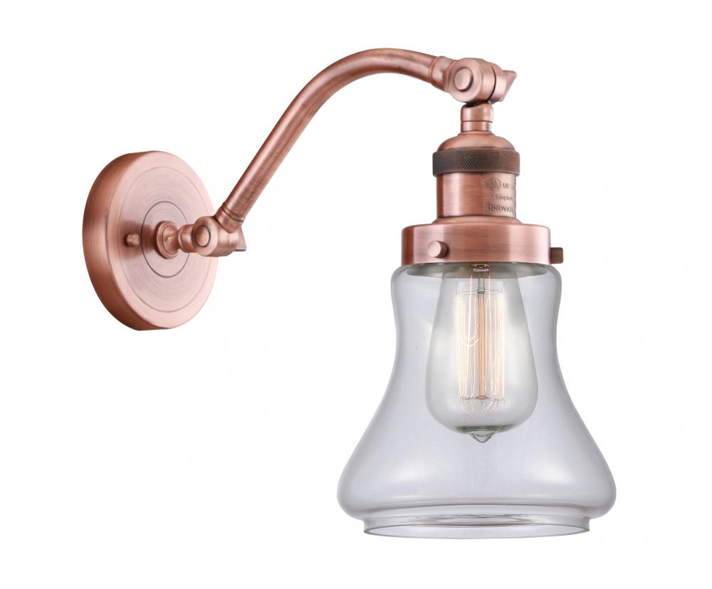 Bellmont - 1 Light - 7 inch - Antique Copper - Sconce