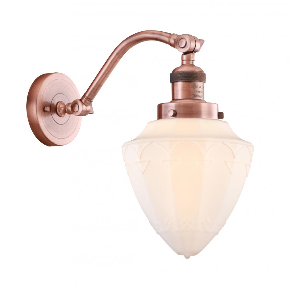 Bullet - 1 Light - 7 inch - Antique Copper - Sconce