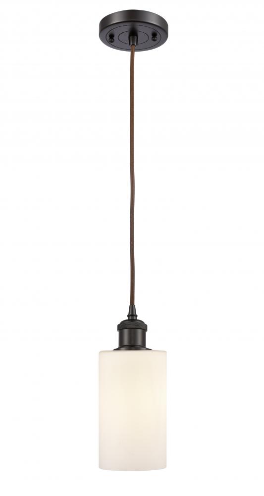 Clymer - 1 Light - 4 inch - Oil Rubbed Bronze - Cord hung - Mini Pendant