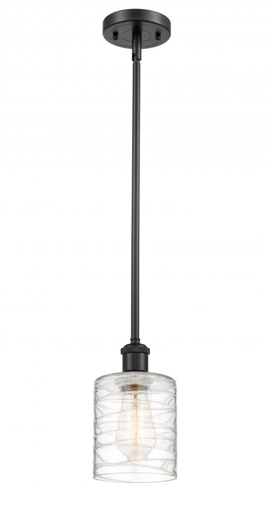 Cobbleskill - 1 Light - 5 inch - Matte Black - Mini Pendant