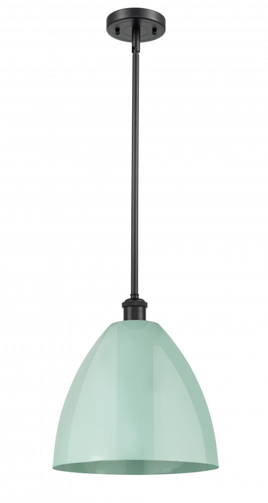 Plymouth - 1 Light - 12 inch - Matte Black - Pendant