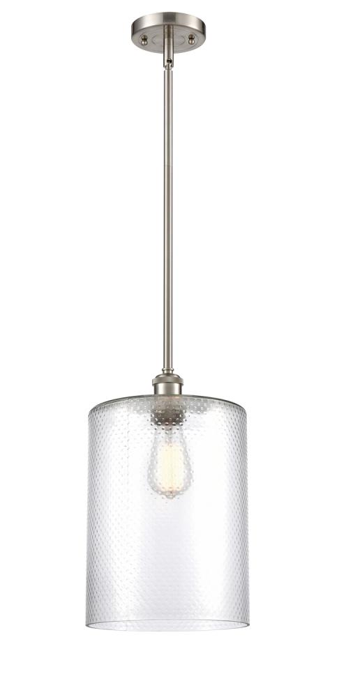 Cobbleskill - 1 Light - 9 inch - Brushed Satin Nickel - Mini Pendant