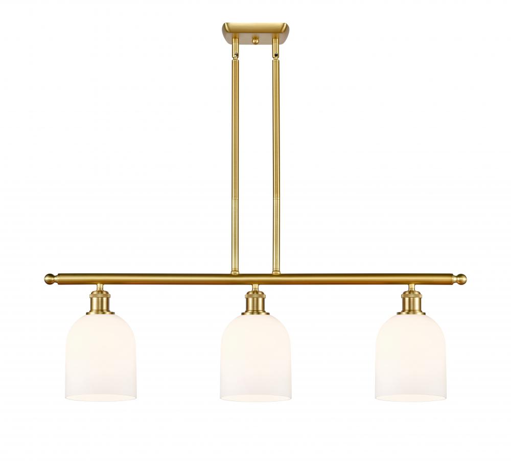 Bella - 3 Light - 36 inch - Satin Gold - Cord hung - Island Light