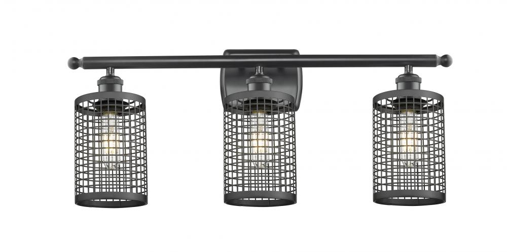 Nestbrook - 3 Light - 25 inch - Matte Black - Bath Vanity Light