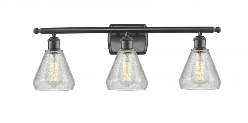 Conesus - 3 Light - 26 inch - Oil Rubbed Bronze - Bath Vanity Light