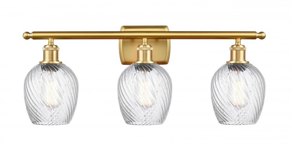 Salina - 3 Light - 26 inch - Satin Gold - Bath Vanity Light