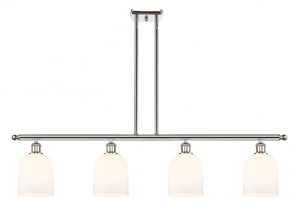 Bella - 4 Light - 48 inch - Polished Nickel - Cord hung - Island Light