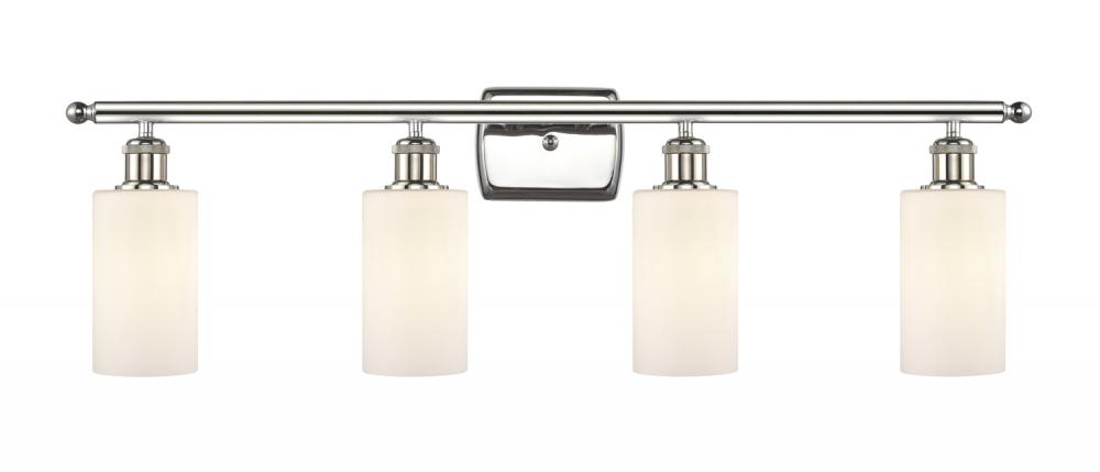 Clymer - 4 Light - 34 inch - Polished Nickel - Bath Vanity Light