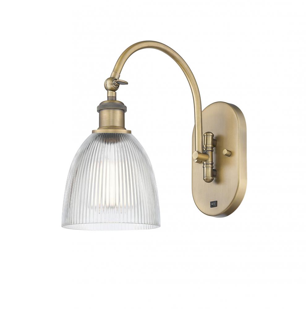 Castile - 1 Light - 6 inch - Brushed Brass - Adjustable Swing Arm