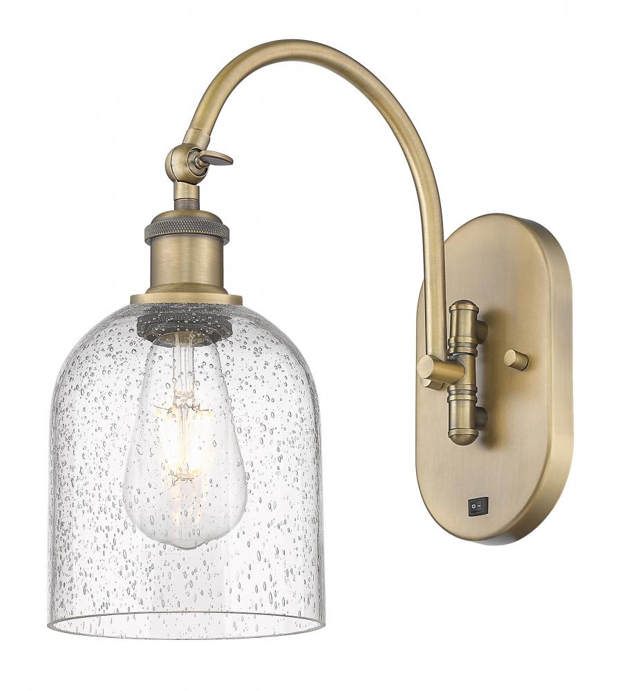 Bella - 1 Light - 6 inch - Brushed Brass - Sconce