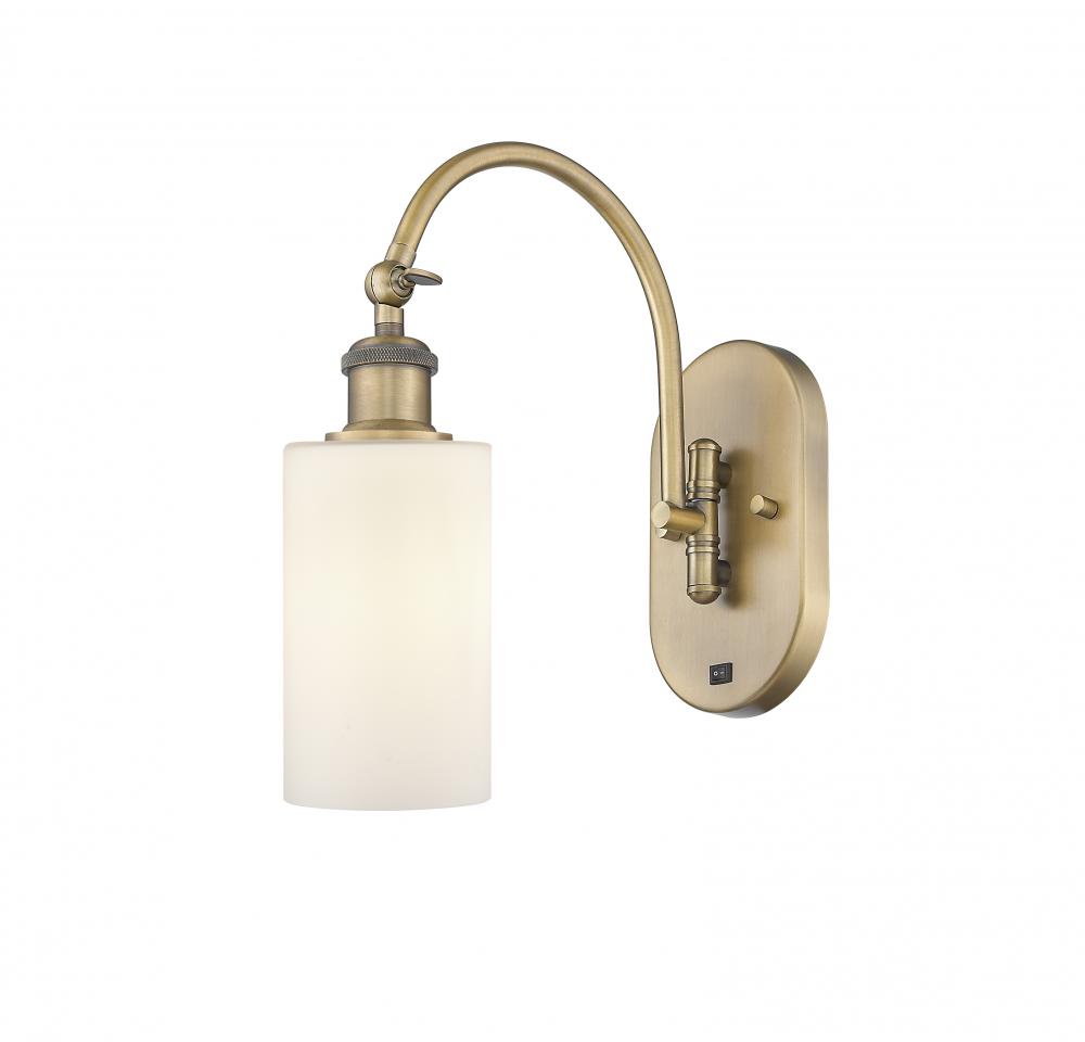 Clymer - 1 Light - 4 inch - Brushed Brass - Sconce