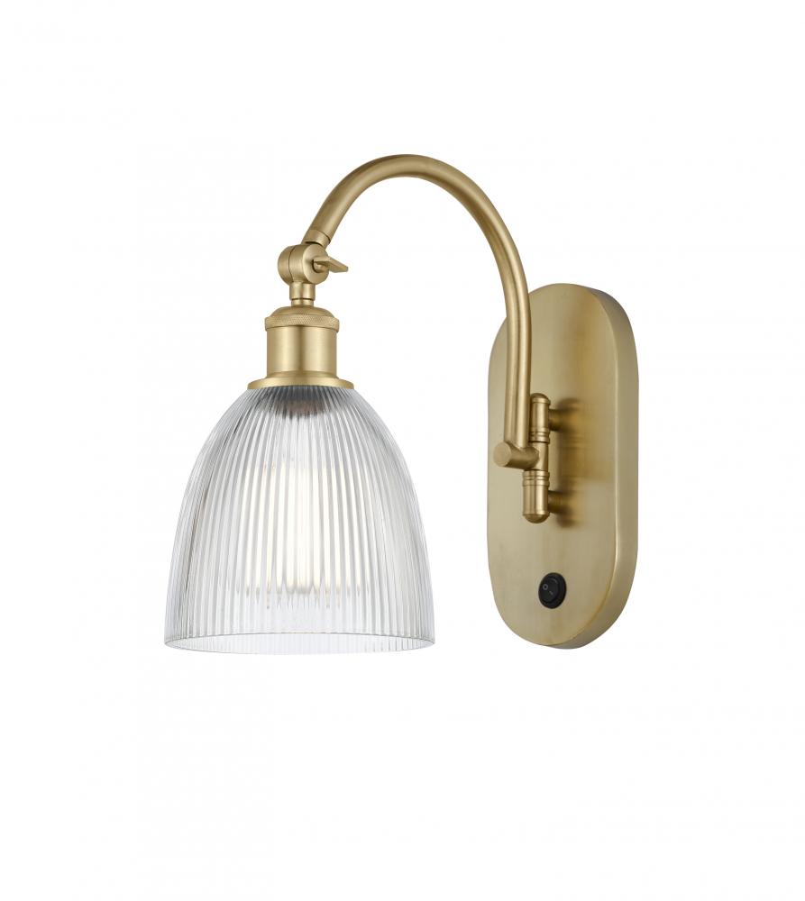 Castile - 1 Light - 6 inch - Satin Gold - Sconce