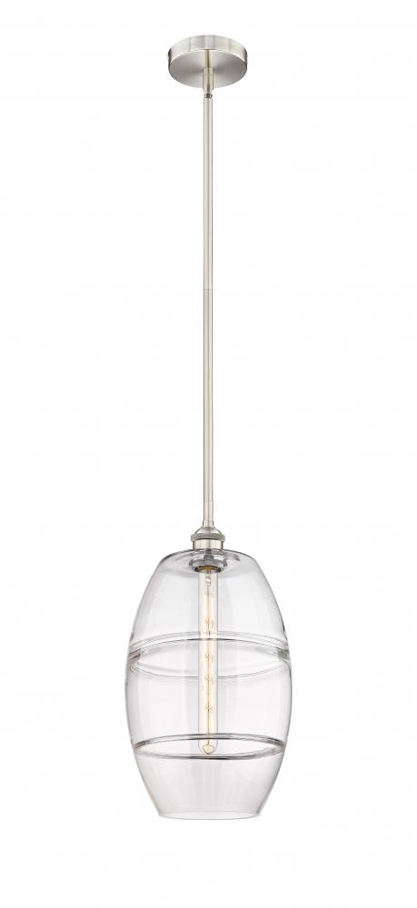 Vaz - 1 Light - 10 inch - Brushed Satin Nickel - Cord hung - Mini Pendant