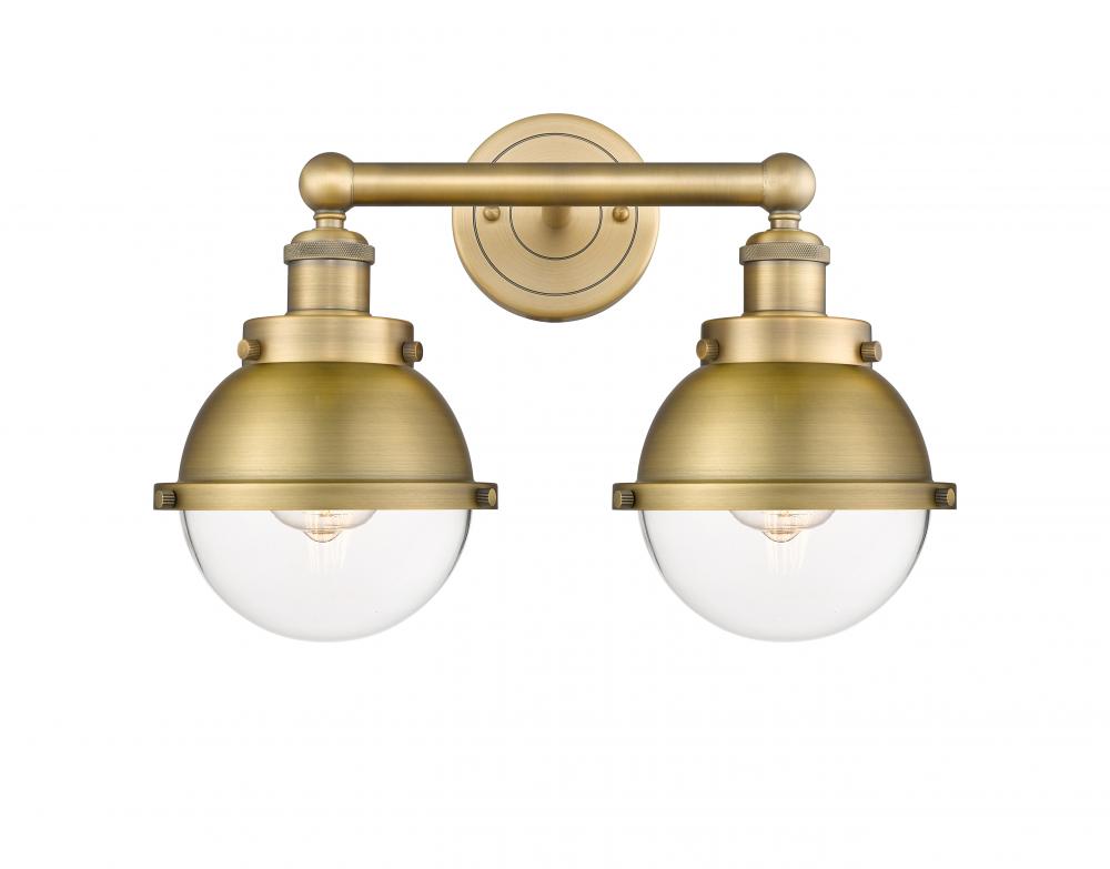 Hampden - 2 Light - 16 inch - Brushed Brass - Bath Vanity Light