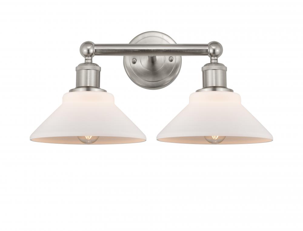 Orwell - 2 Light - 17 inch - Brushed Satin Nickel - Bath Vanity Light