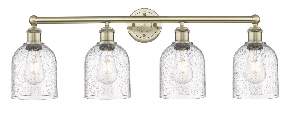 Bella - 4 Light - 33 inch - Antique Brass - Bath Vanity Light