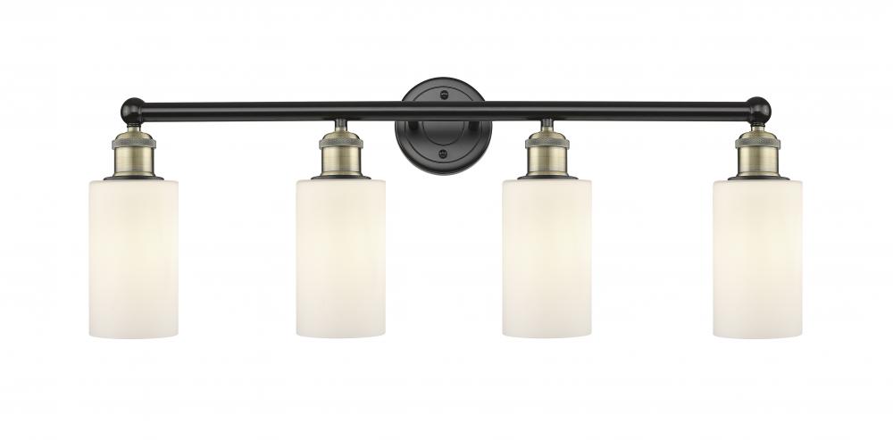 Clymer - 4 Light - 31 inch - Black Antique Brass - Bath Vanity Light