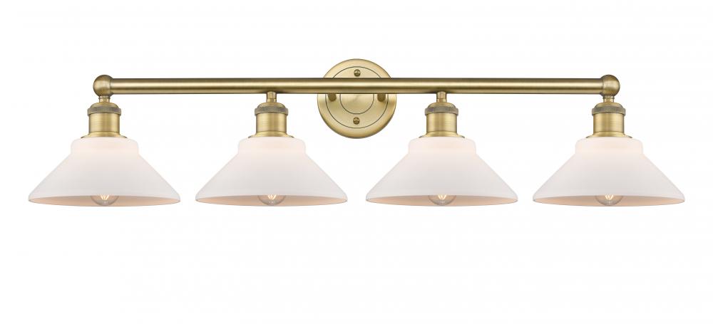 Orwell - 4 Light - 35 inch - Brushed Brass - Bath Vanity Light