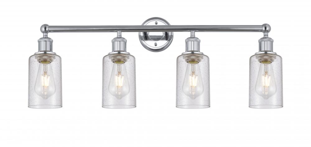 Clymer - 4 Light - 31 inch - Polished Chrome - Bath Vanity Light