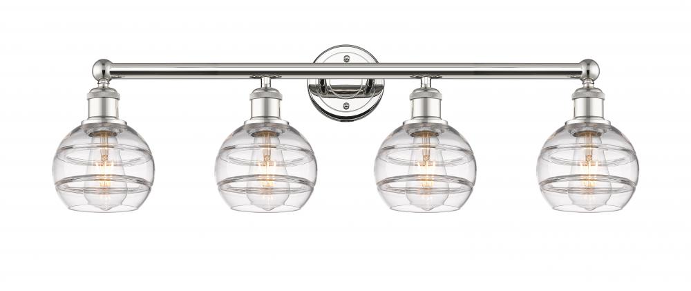 Rochester - 4 Light - 33 inch - Polished Nickel - Bath Vanity Light