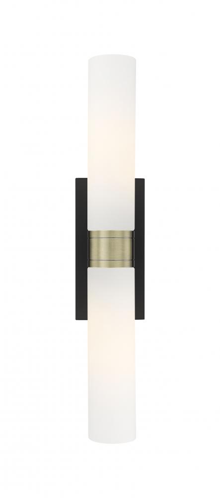 Boreas - 2 Light - 24 inch - Black Antique Brass - Bath Vanity Light