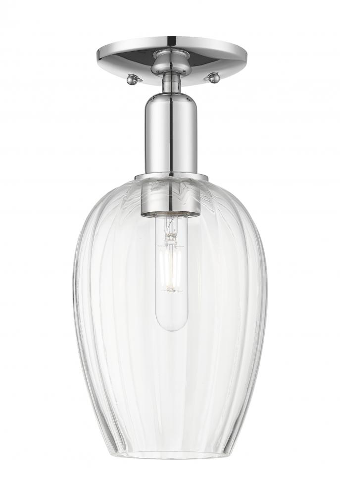 Preston - 1 Light - 6 inch - Polished Chrome - Semi-Flush Mount