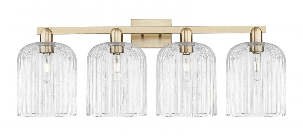 Bridal Veil - 4 Light - 35 inch - Champagne Bronze - Bath Vanity Light
