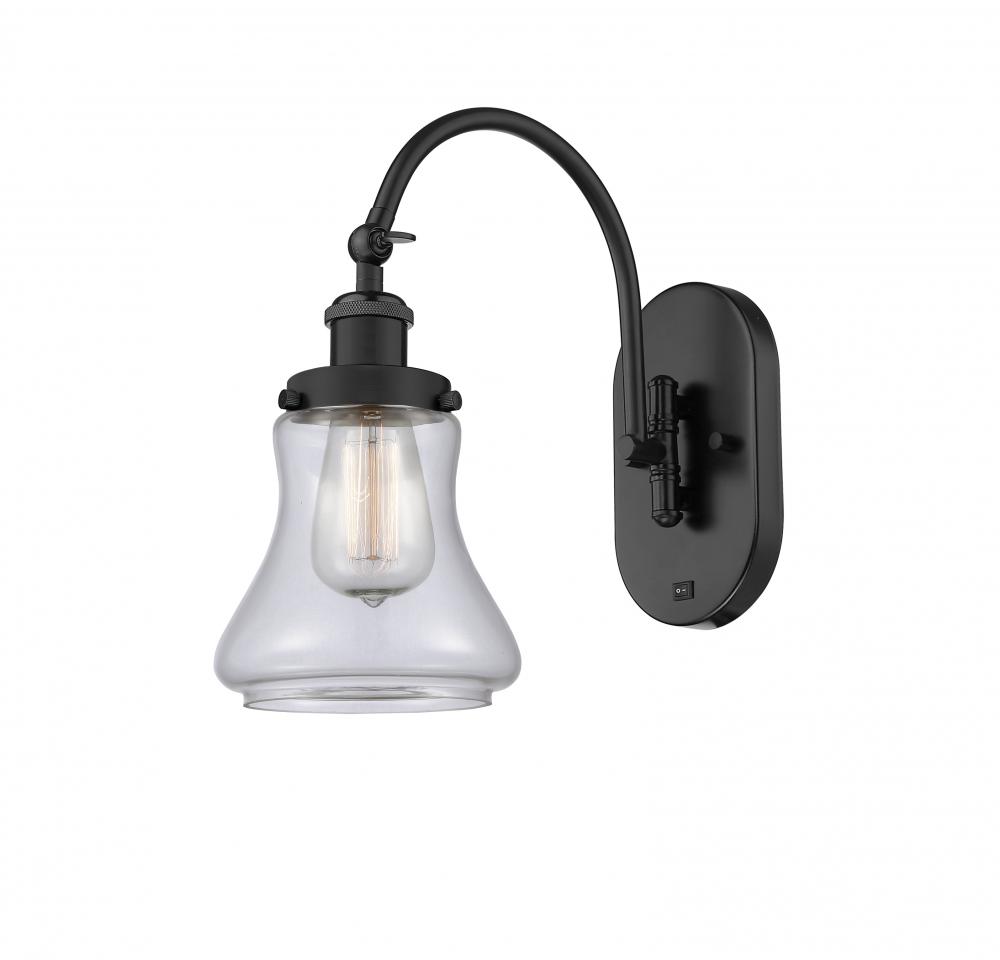 Bellmont - 1 Light - 7 inch - Matte Black - Sconce