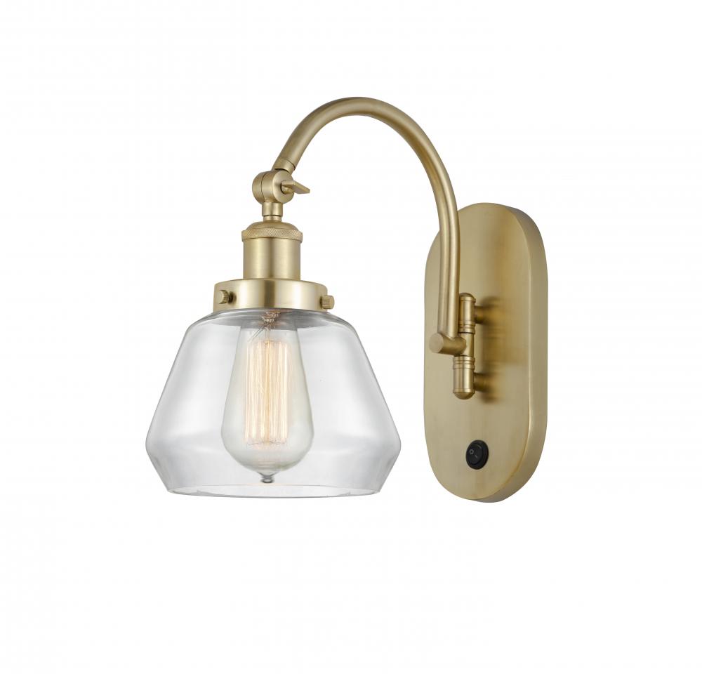 Fulton - 1 Light - 7 inch - Satin Gold - Sconce