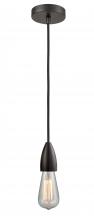 Innovations Lighting 100OB-10BK-4OB - Fairchild - 1 Light - 2 inch - Oil Rubbed Bronze - Cord hung - Mini Pendant