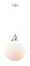 Innovations Lighting 201CSW-PC-G201-12 - Beacon - 1 Light - 12 inch - Polished Chrome - Cord hung - Mini Pendant