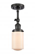 Innovations Lighting 201F-OB-G311 - Dover - 1 Light - 5 inch - Oil Rubbed Bronze - Adjustable Semi-Flush Mount