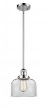 Innovations Lighting 201S-PC-G72 - Bell - 1 Light - 8 inch - Polished Chrome - Stem Hung - Mini Pendant