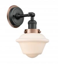 Innovations Lighting 203BK-BPAC-HRAC-G531 - Oxford - 1 Light - 8 inch - Matte Black - Sconce