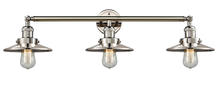 Innovations Lighting 205-PN-M1 - Railroad - 3 Light - 32 inch - Polished Nickel - Bath Vanity Light